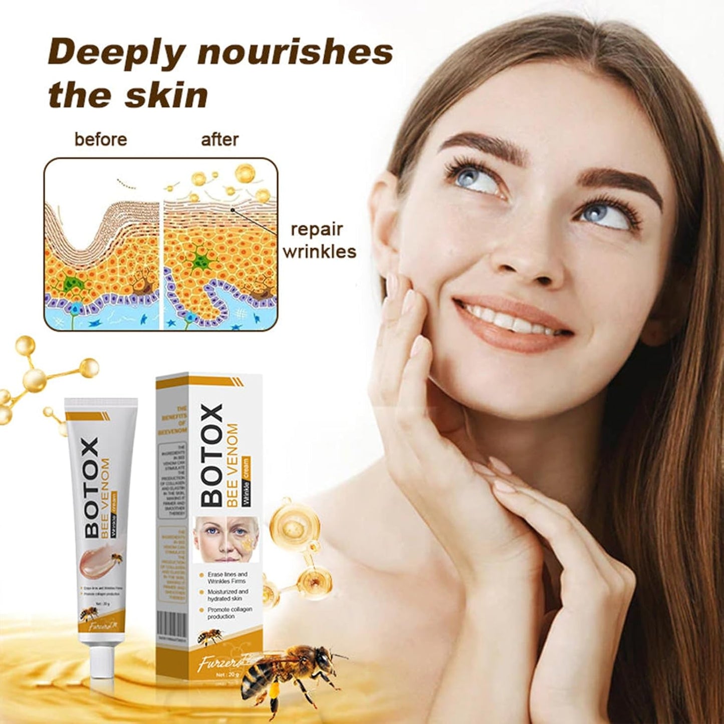 Bee Venom Wrinkle Repair Cream || BUY ONE GET ONE FREE SUMMER  SALE